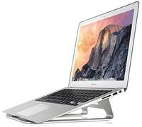 Simple Design Aluminum Laptop Stand for Apple MacBook Air & MacBook Pro and All Other Laptops (Silver)