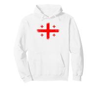 Simple Drapeau Géorgie pour Rugby Fans ou Géorgien Fier Sweat à Capuche