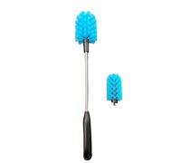 Simple.Easy Quick SEQ Brosse pour bouteille d'eau en acier inoxydable - Nettoyant à long manche pour bouteilles de sport, biberons, tasses, verres, carafes et plus encore avec brosse à biberon