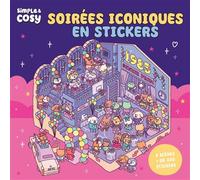 Simple et cosy - Soirées iconiques en stickers - Collectif - Fleurus - broché - Livre-jeu