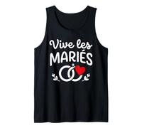 Simple EVJF Belle Tenue Cérémonie Mariage vive Les mariés Débardeur