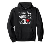 Simple EVJF Belle Tenue Cérémonie Mariage vive Les mariés Sweat à Capuche