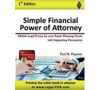 Simple Financial Power Of Attorney