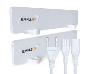 Simple Fix Lot de 2 désodorisants pour mur et salle de bain - Chauffage infrarouge - Sans moisissure - Sans produits chimiques - Chauffage mural infrarouge