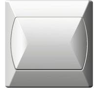 simple gros bouton plaque murale blanc