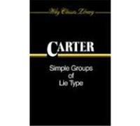 Simple Groups of Lie Type Roger W. Carter (Auteur)