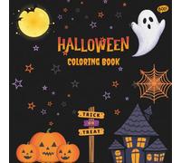 Simple Halloween Coloring Book: Simple Coloring Book with big coloring pages