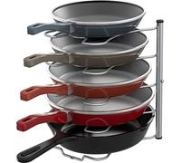 Simple Houseware Co-05A-G Support de rangement pour couvercle de casserole et de casserole Argenté