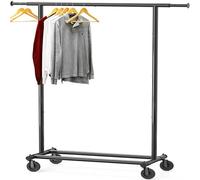 Simple Houseware Porte-vêtements Robuste, Noir