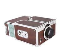 Simple II Projecteur intelligent à monter soi-même, mini projecteur de smartphone 2.0 - Appareil de divertissement - 14,5 x 8 cm - Pour la maison, l'extérieur, pour enfants