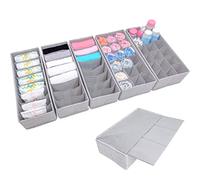 Simple Joy® HEMNES Organiseur pour commode I K E A,Ajustement parfait,Fond stable,Système de rangement de tiroirs pour fournitures à langer, vêtements d'enfants, chaussettes, sous-vêtements,Lot de 5