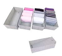 SIMPLE JOY® MALM FileFolding Lot de 4 boîtes de rangement pour commode Ikea - Ajustement parfait - Fond stable - Système de rangement des tiroirs