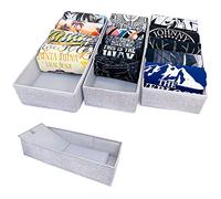 SIMPLE JOY® PAX75 FileFolding Lot de 3 boîtes de rangement pour armoire IKEA Pax - Ajustement parfait - Fond stable - Système de rangement des tiroirs