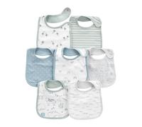 Simple Joys by Carter's 7-Pack Teething Bibs Lot de 7 Bavoirs de Dentition, Avocats/Impriméanimaux/Arc-en-Ciel, Taille Unique Mixte bébé