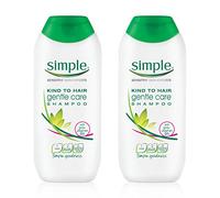Simple Kind to Hair Lot de 2 shampoings doux pour cheveux gras avec provitamine B5 pour cuir chevelu sensible 200 ml