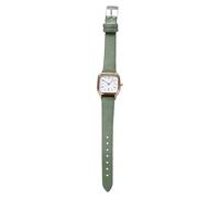 Simple Ladies Frosted Belt Montre numérique pour femme Grand chiffres, Vert, taille unique