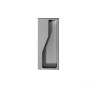 Simple Line Poignée d'armoire pour tiroir d'armoire et unité de divertissement se marie naturellement avec les meubles contemporains (gris, 138 mm)