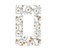 Simple Lines - Plaque murale décorative en polycarbonate thermoplastique thermoplastique - Motif canard mignon - 11,7 x 7,1 cm - Plaque murale sans vis - Taille standard - 11,7 x 7,1 cm
