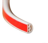 Simple mais efficace : la solution d'étanchéité de porte de 6 m contre les éléments (blanc)