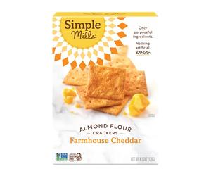 Simple Mills Crackers Farmhouse Cheddar 120,5 g