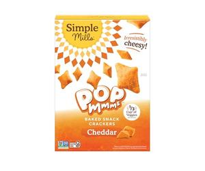 Simple Mills Pop Mmms Cheddar Crackers au four sans gluten 118 ml
