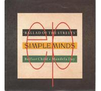 SIMPLE MINDS Ballad of the Streets UK EP 12" 1989