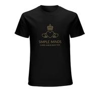 Simple Minds Band Mens Fashion Casual Basic Short Sleeve T-Shirts Size M