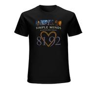 Simple Minds Glittering Prize 8192 Mens Graphic Short Sleeve Casual T Shirt Size M