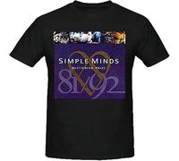 Simple Minds Glittering Prize 8196 Tee Shirts f Men Personalised Casual Graphic Tops Black XL