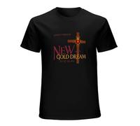 Simple Minds Gold Dream 81 Men's Short Sleeve Cotton Shirt for Sport Size M