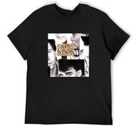 Simple Minds Man Clothing 1985 Album ArtCasual Round Neck T Shirt Black M