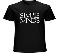 Simple Minds Mens T Shirt Fashion Cotton Top Graphic Unisex Basic Short Sleeve Casual Black XL