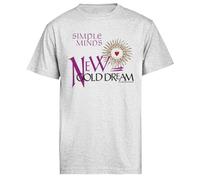 Simple Minds New Gold Dream T-Shirt À Manches Courtes pour Hommes Gris
