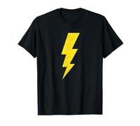 Simple Minimaliste Jaune Lightning Bolt Thunder Grunge T-Shirt
