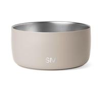 Simple Modern Bentley Collection Gamelle à Eau en Acier Inoxydable pour Chiens et Chats - Gamelle Isotherme réutilisable en Acier Inoxydable pour Chien et Chat - Ne Glisse Pas, sans BPA - Taille L
