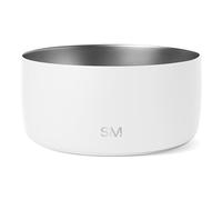 Simple Modern Bentley Collection Gamelle à Eau en Acier Inoxydable pour Chiens et Chats - Gamelle Isotherme réutilisable en Acier Inoxydable pour Chien et Chat - Ne Glisse Pas, sans BPA - Taille L