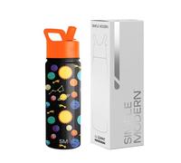 Simple Modern Bouteille d'Eau pour Enfants avec Paille | Gobelet Thermique en Acier Inoxydable Isolé Réutilisable pour Garçons et Filles | Summit Collection | 530ml | Solar System