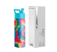Simple Modern Bouteille d'Eau pour Enfants avec Paille | Gobelet Thermique en Acier Inoxydable Isolé Réutilisable pour Garçons et Filles | Summit Collection | 530ml | Tie-Dye