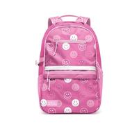 Simple Modern Ellis Sac à dos pour école | Grand sac à livres pour école primaire et lycée de 25 L pour enfants et adolescents | Filles et garçons | Visages heureux roses