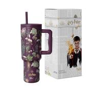 Simple Modern Harry Potter Gobelet avec Anse et Couvercle avec Paille | Gourde Isotherme Réutilisable en Acier Inoxydable | Collection Trek | 1180 ml | Herbology