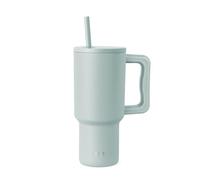 Simple Modern Mug Isotherme avec Poignée et Paille | Gourde Isotherme en Acier Inoxydable | Vaso de viaje para café helado | Trek | 890ml | Sea Glass Sage
