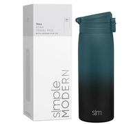Simple Modern Mug Isotherme Café de Voyage avec Couvercle à Fermeture Rapide | Tasse Isotherme Isolé en Acier Inoxydable | Cadeaux pour Femmes et Hommes | Kona | 470ml | Moonlight
