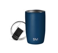 Simple Modern Mug Isotherme Café de Voyage avec Couvercle Rabattable | Tasse Isotherme pour Café Glacé Isolée en Acier Inoxydable | Cadeaux pour Femmes et Hommes | Voyager | 350ml | Slumberland