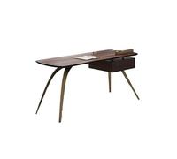 Simple Moderne Minimaliste Luxe Bois Bureau Petit Bureau à Domicile Bureau Design Étude Créative Pc Table Écriture (160 x 60 x 75cm)