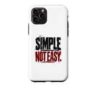 Simple Not Easy d'entraînement Swing Heavy Kettlebell Coque pour iPhone 11 Pro