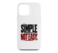 Simple Not Easy d'entraînement Swing Heavy Kettlebell Coque pour iPhone 13 Pro Max