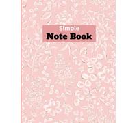 Simple Note Book: Composition Ruled Book