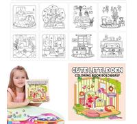Simple - Pages de coloriage puissantes, 40 feuilles, dessins à traits simples, livre d'activités d'exercice pour enfants et adultes, relaxation créative, facile | livre d'art de marquage
