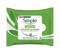 Simple - Paquet de 25 lingettes exfoliantes pour le visage Kind to Skin (lot de 6)