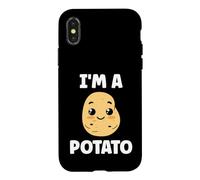 Simple patates drôle Humour I'm a Potato Coque pour iPhone X/XS